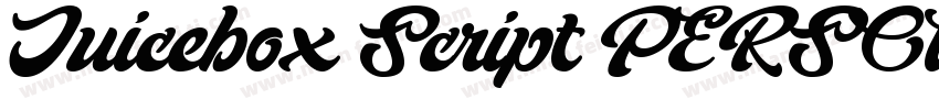 Juicebox Script PERSONAL USE Regul字体转换